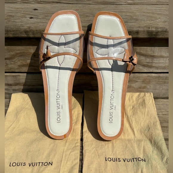 NWOT Louis Vuitton Sandals, Unworn, Size 39 - Picture 4 of 11